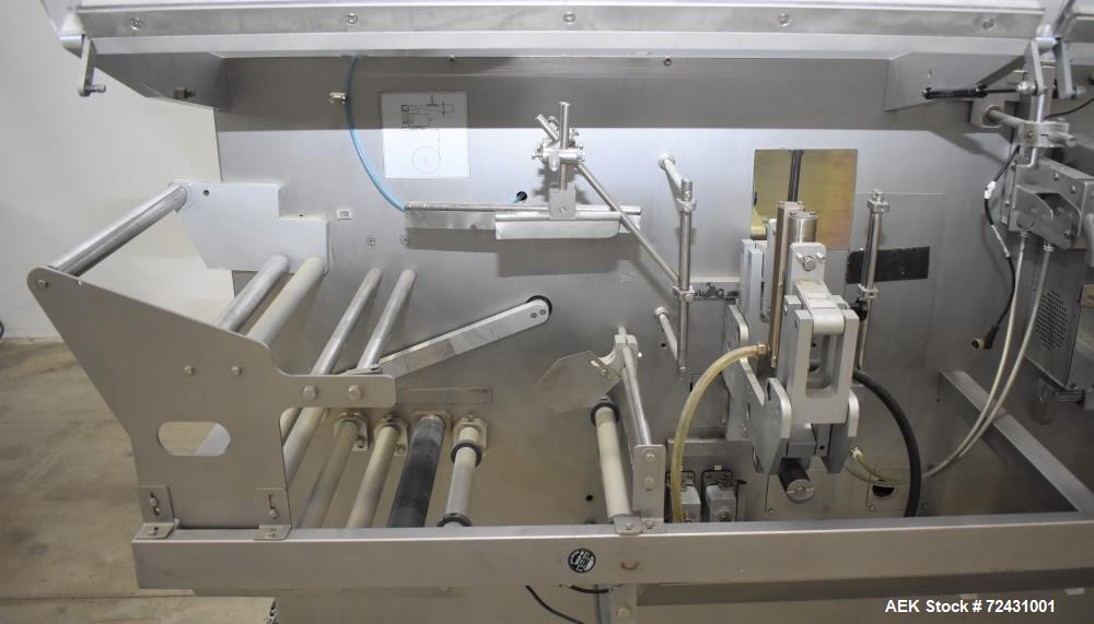Used Effytec HB-142 Simplex Horizontal Pouch Machine – Servo Auger Filler, 110 CPM